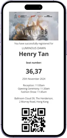 RSVP Reg Form Check-In Pax